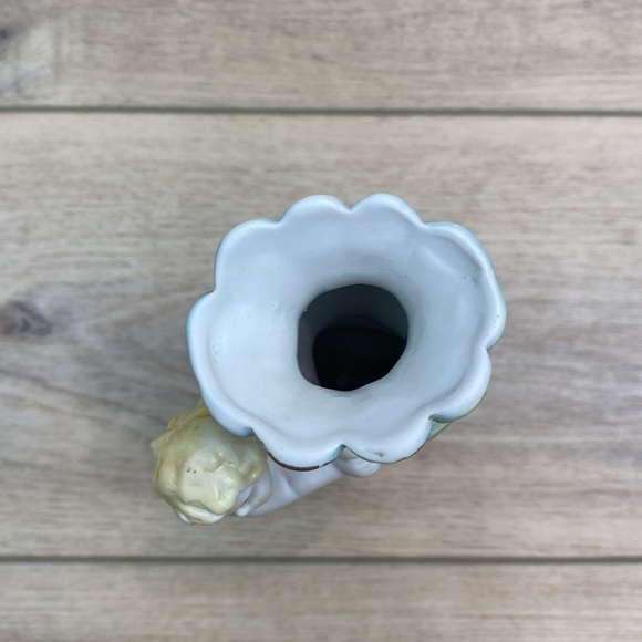 Vintage Cherub Porcelain Bud Stem Vase‎ Coquette Angelcore Fairycore Floral - Picture 9 of 10